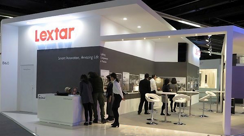 Lextar showcase its new developments on the trade show