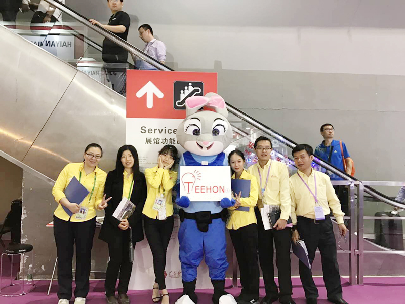 group photo of teehon sales team