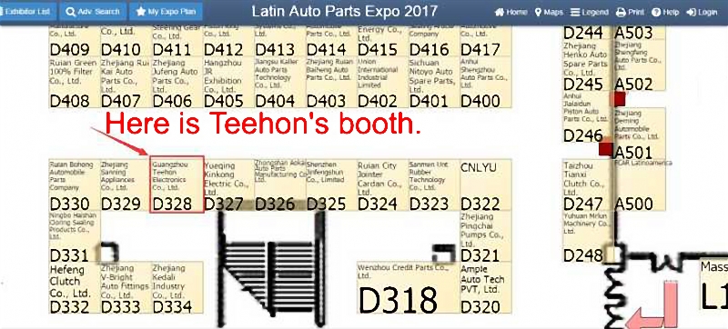 Latin auto parts expo 2017