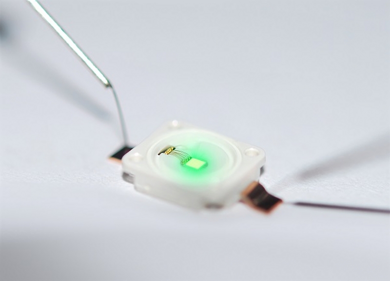 Osram Opto Semiconductors has achieved in reducing the standard front voltages of green LEDs.
