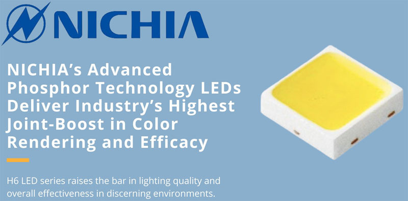 Japanese Nichia newest H6 LED series