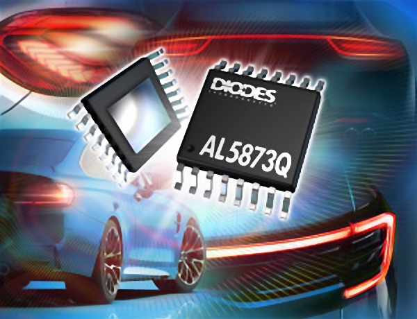 The latest AL5873Q driver ic designed for automotive real lamps