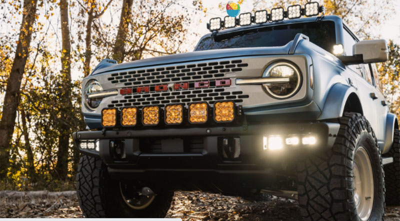 more and more newest automotive led lights are seen on jeeps to show the trend on the way