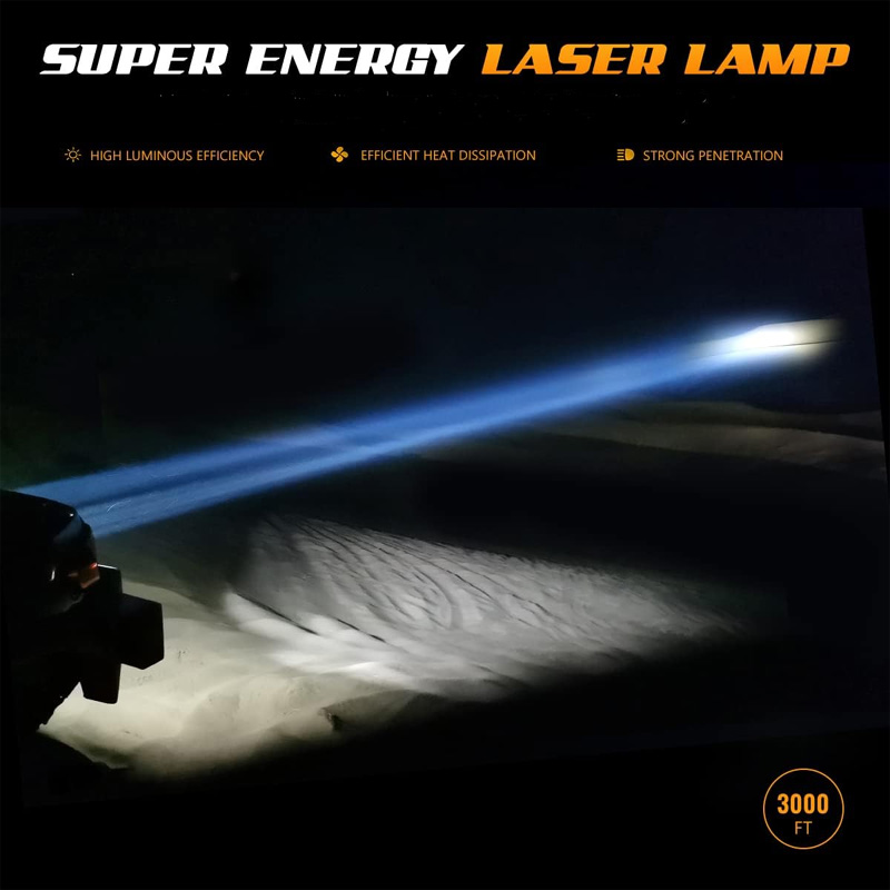 high intensity laser pod light can shoot very far away at night