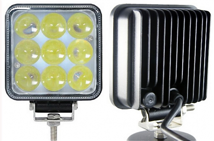 the air vent at the back of aluminum housing of led work lamp